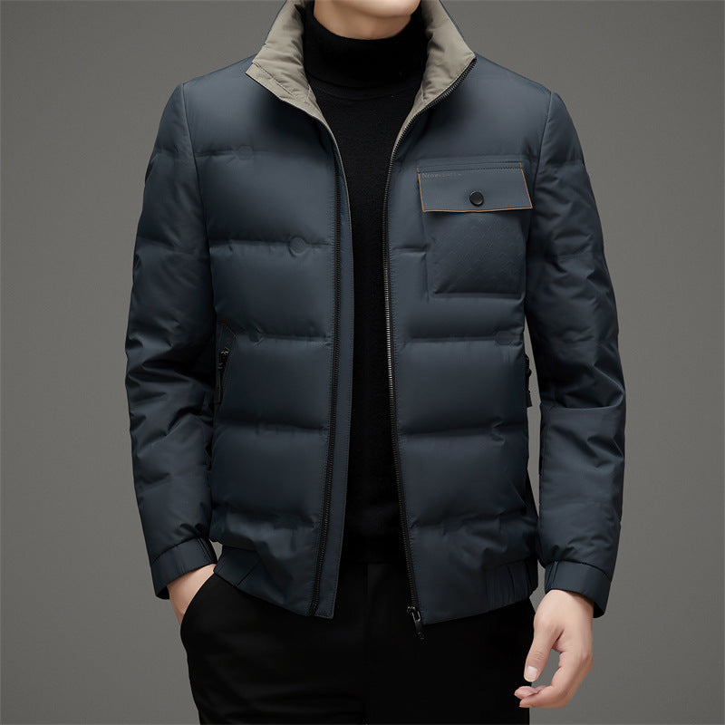 Mens Down Jacket Weatherproof Insulated Overjacket Featuring Thermal Shell Lining - Apparel & Accessories > Clothing > Outerwear > Coats & Jackets > Puffer Jackets from Carter Wear