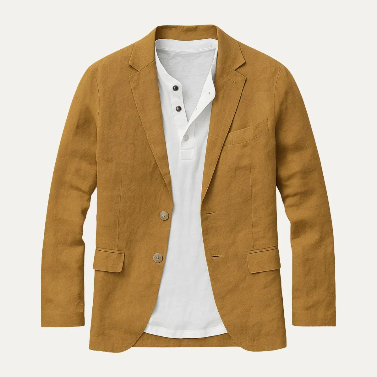 Breathable Ultralightweight Hypersoft Linen Blazer - Apparel & Accessories > Clothing > Outerwear > Coats & Jackets > Sport Jackets from Carter Wear