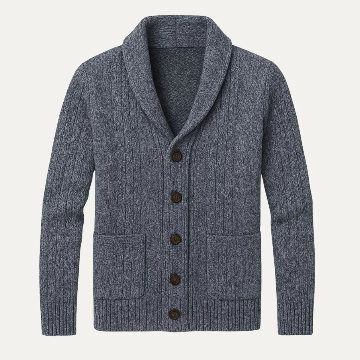 Mens Cashmere Shawl Collar Cardigan Luxuriously Soft - Apparel & Accessories > Clothing > Clothing Tops > Cardigans from Carter Wear