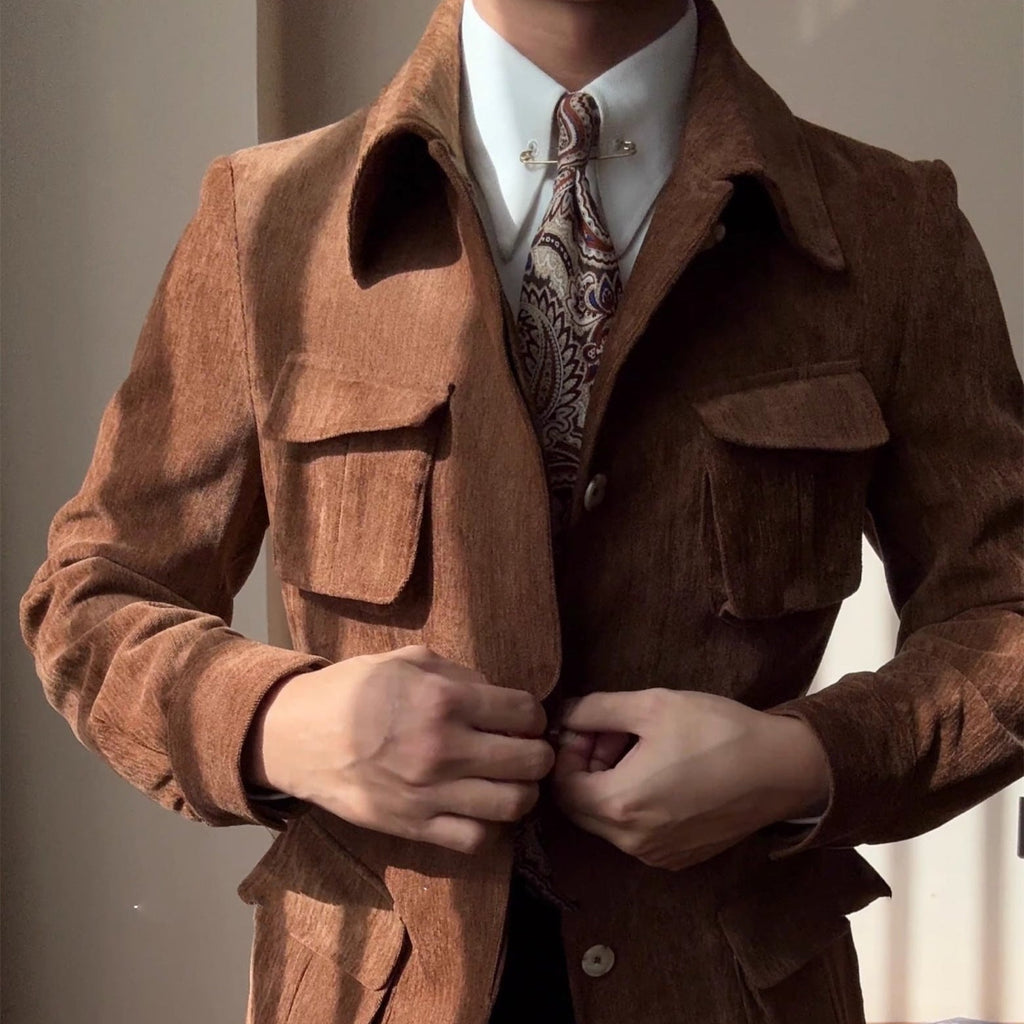 Mens Premium Superfine Woollen Fieldcraft Jacket Insulated Weatherproof Utility Overcoat - Apparel & Accessories > Clothing > Outerwear > Coats & Jackets from Carter Wear