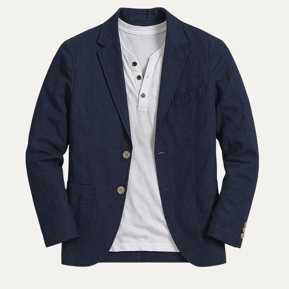 Breathable Ultralightweight Hypersoft Linen Blazer - Apparel & Accessories > Clothing > Outerwear > Coats & Jackets > Sport Jackets from Carter Wear