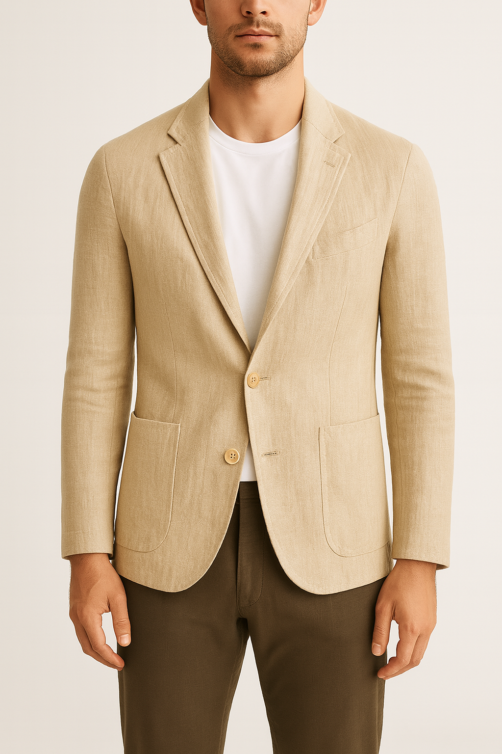 Mens Linen Blazer Ultralightweight Breathable Summer Tailoring For Smart Wardrobe - Apparel & Accessories > Clothing > Outerwear > Coats & Jackets > Sport Jackets from Carter Wear