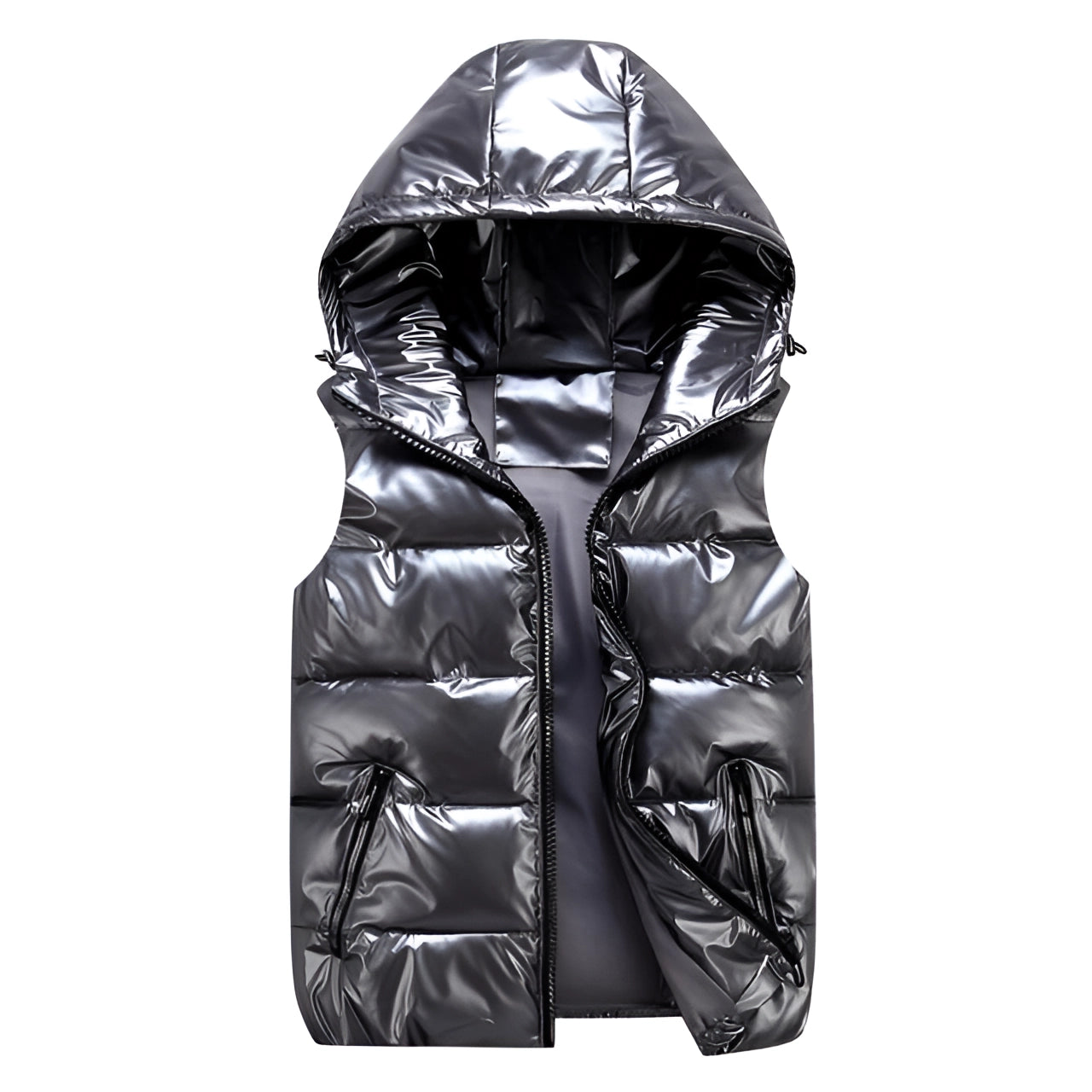 Men's Puffer Vest Reflective Weatherproof Insulation Bodywarmer - Apparel & Accessories > Clothing > Outerwear > Vests from Carter Wear