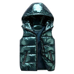 Men's Puffer Vest Reflective Weatherproof Insulation Bodywarmer - Apparel & Accessories > Clothing > Outerwear > Vests from Carter Wear