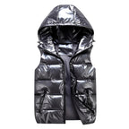 Men's Puffer Vest Reflective Weatherproof Insulation Bodywarmer - Apparel & Accessories > Clothing > Outerwear > Vests from Carter Wear