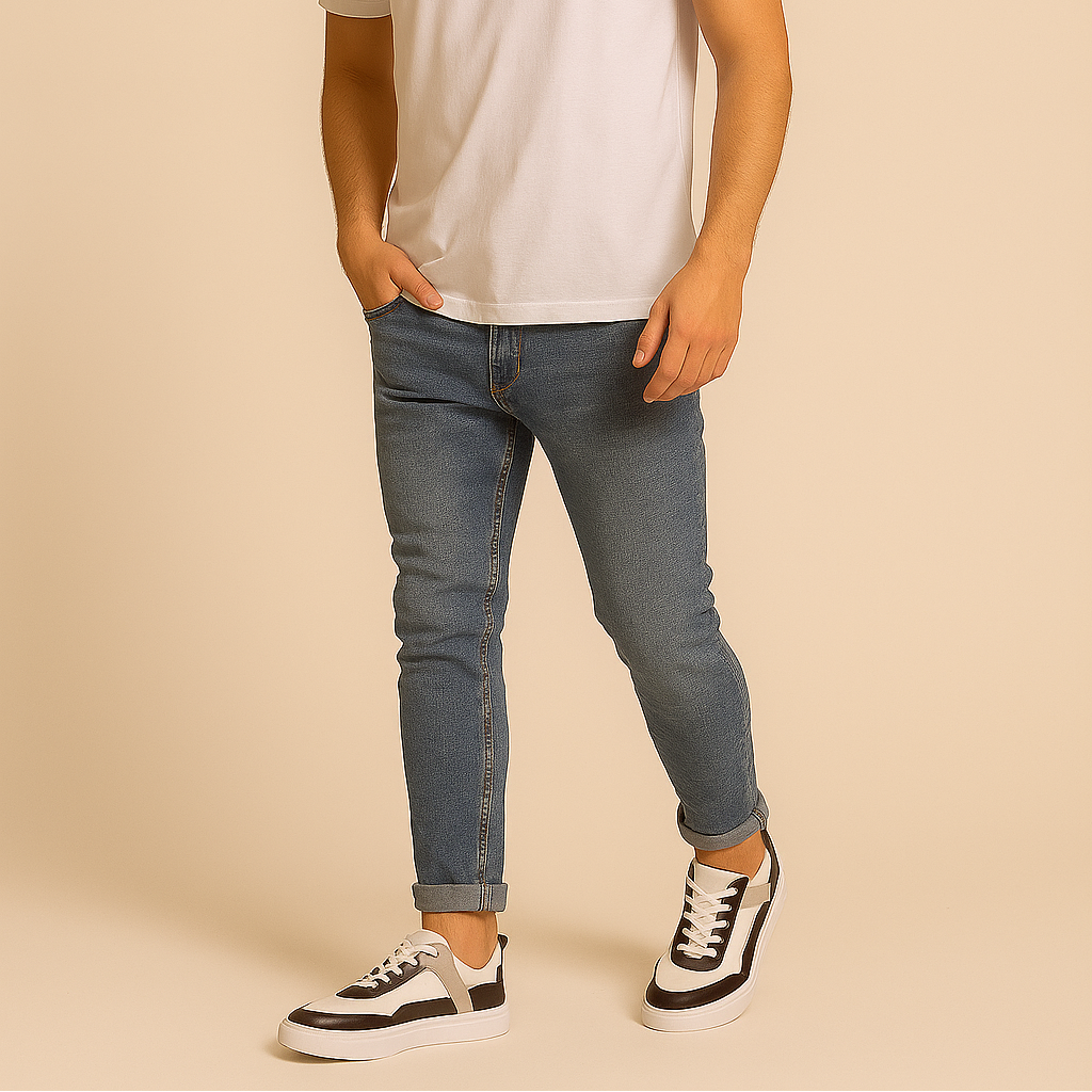 Two-Tone Leather Sneakers All-Day Comfort - Apparel & Accessories > Shoes > Sneakers from Carter Wear