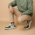 Mens Streetwear Trainers Retro-Inspired Ultra-Cushioned-Grip Comfort Fit Premium - Apparel & Accessories > Shoes > Sneakers from Carter Wear