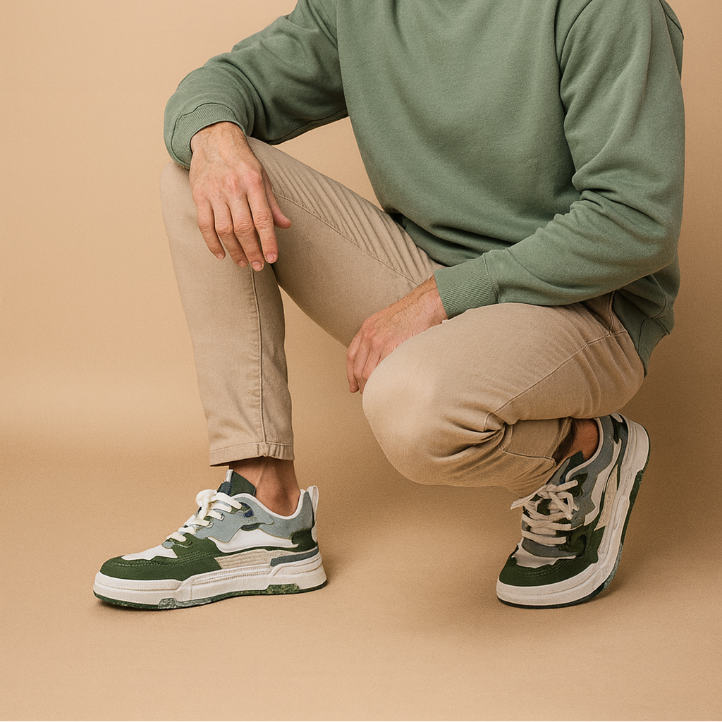 Mens Streetwear Trainers Retro-Inspired Ultra-Cushioned-Grip Comfort Fit Premium - Apparel & Accessories > Shoes > Sneakers from Carter Wear