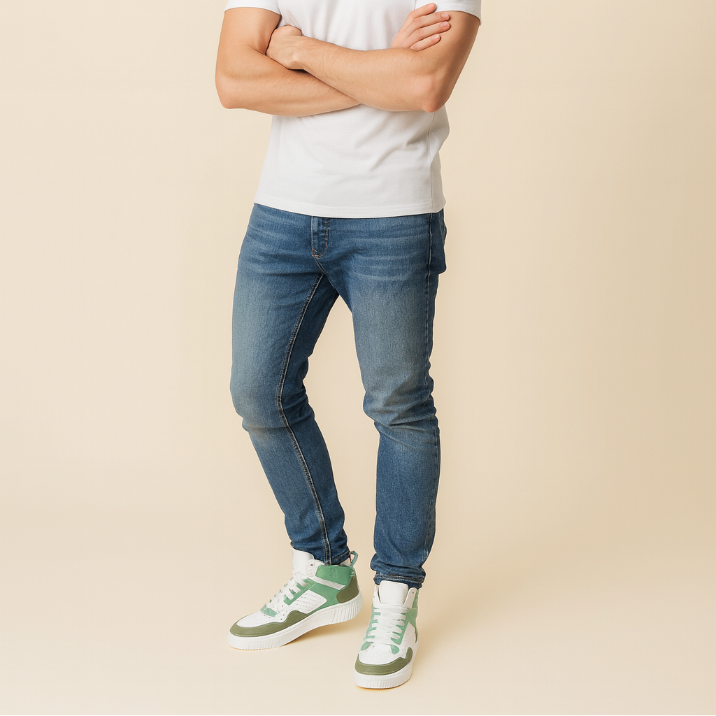 Mens High Top Trainers Premium Breathable Upper Cushioned Sole Everyday Comfort Ultimate - Apparel & Accessories > Shoes > Sneakers from Carter Wear