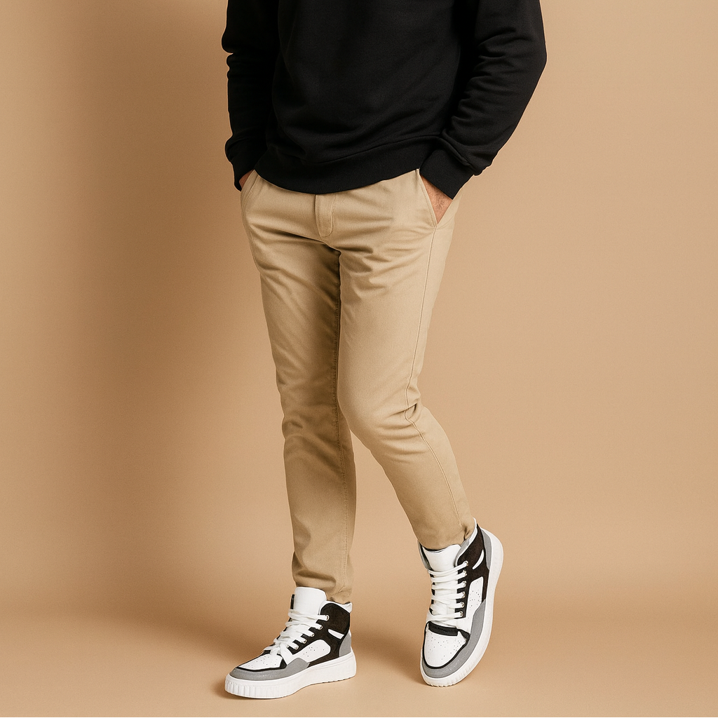 Mens High Top Trainers Premium Breathable Upper Cushioned Sole Everyday Comfort Ultimate - Apparel & Accessories > Shoes > Sneakers from Carter Wear