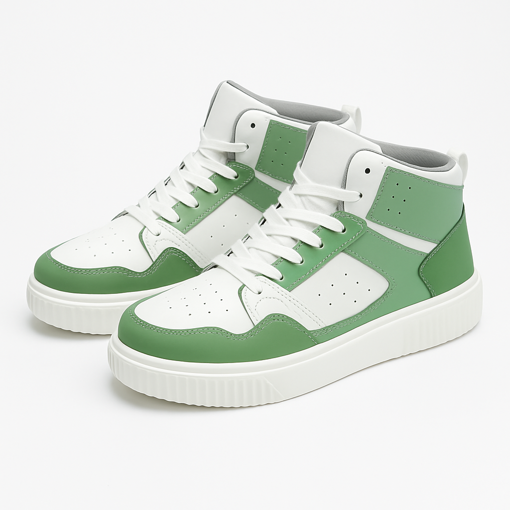 Mens High Top Trainers Premium Breathable Upper Cushioned Sole Everyday Comfort Ultimate - Apparel & Accessories > Shoes > Sneakers from Carter Wear