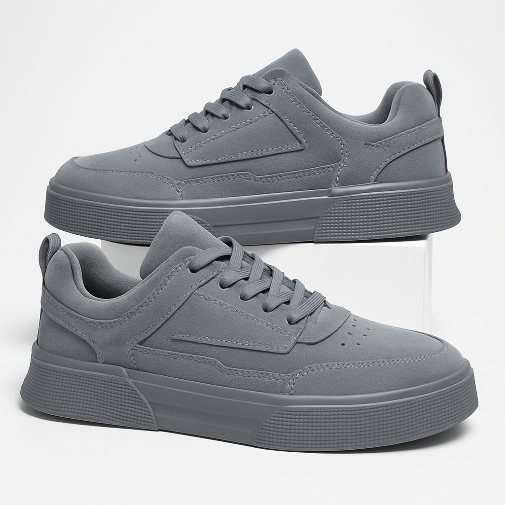 Premium Men's Suede-Look Trainers For Everyday Streetwear With Breathable-Lined Comfort - Apparel & Accessories > Shoes > Sneakers from Carter Wear