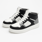 Mens High Top Trainers Premium Breathable Upper Cushioned Sole Everyday Comfort Ultimate - Apparel & Accessories > Shoes > Sneakers from Carter Wear