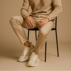 Men's Chunky Trainers Shock-Absorbing Sole All-Day Comfort Streetwear Essentials - Apparel & Accessories > Shoes > Sneakers from Carter Wear