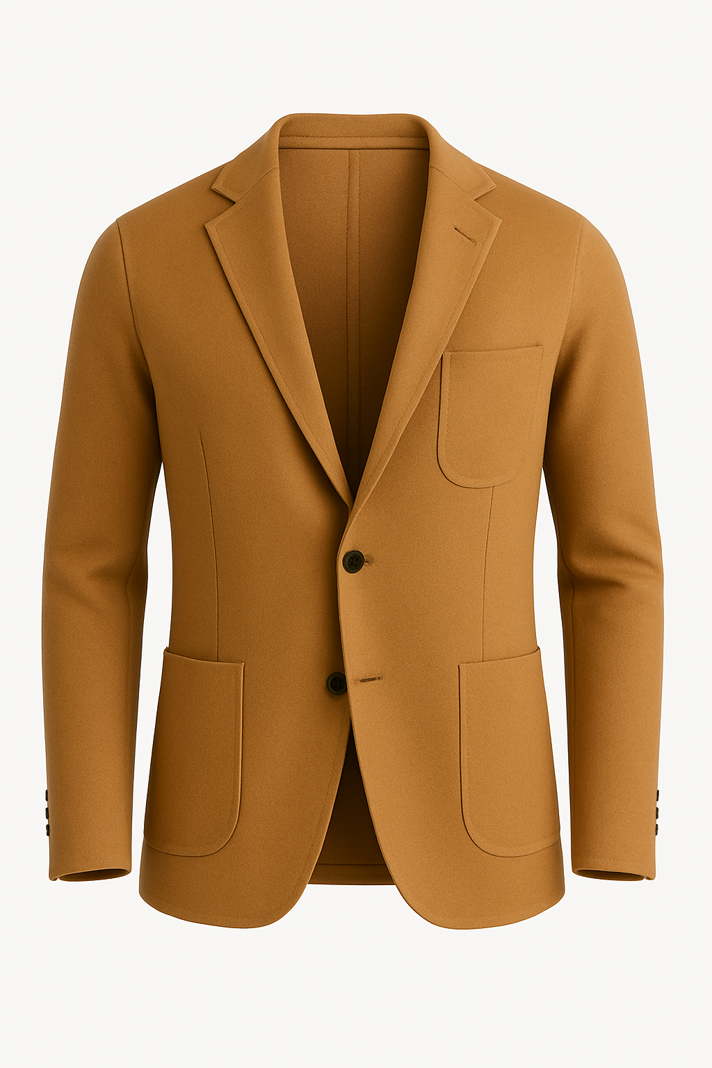 Mens Blazer Luxurious Velvet-Feel Lapel Collar Structured Timeless Smart Premium - Apparel & Accessories > Clothing > Outerwear > Coats & Jackets > Sport Jackets from Carter Wear