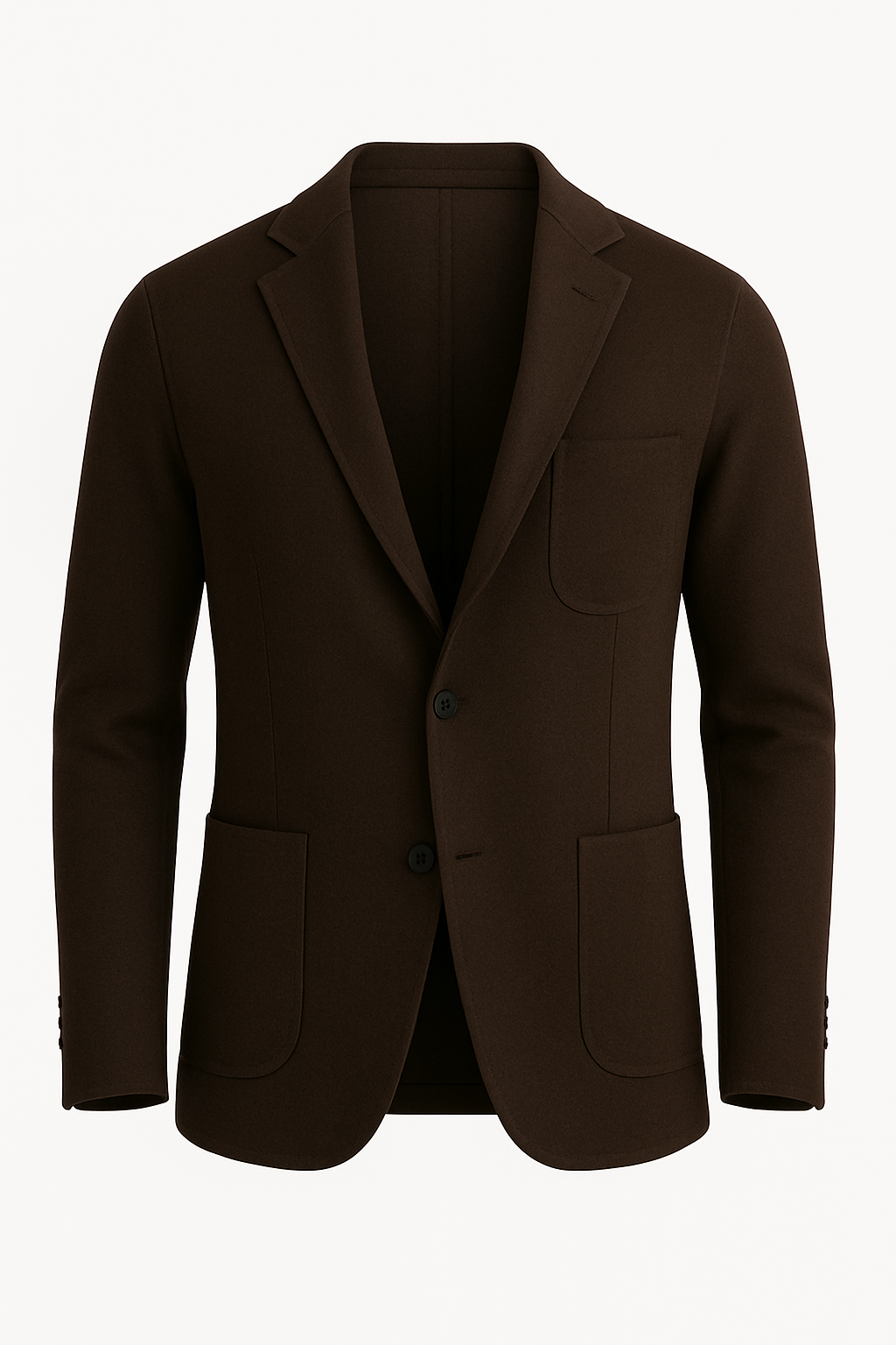 Mens Blazer Luxurious Velvet-Feel Lapel Collar Structured Timeless Smart Premium - Apparel & Accessories > Clothing > Outerwear > Coats & Jackets > Sport Jackets from Carter Wear