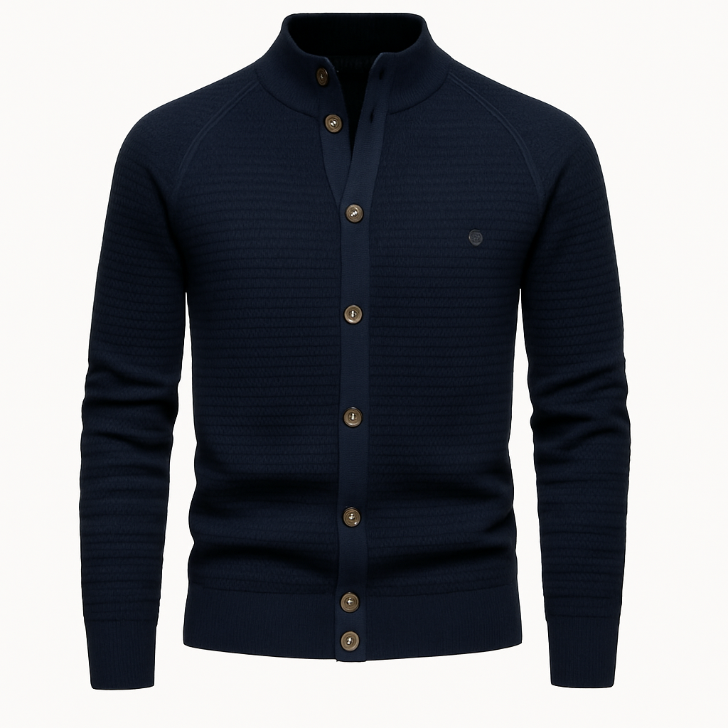 Men’s Cashmere Cardigan Luxuriously Soft with Premium Wool Warmth - Apparel & Accessories > Clothing > Clothing Tops > Cardigans from Carter Wear