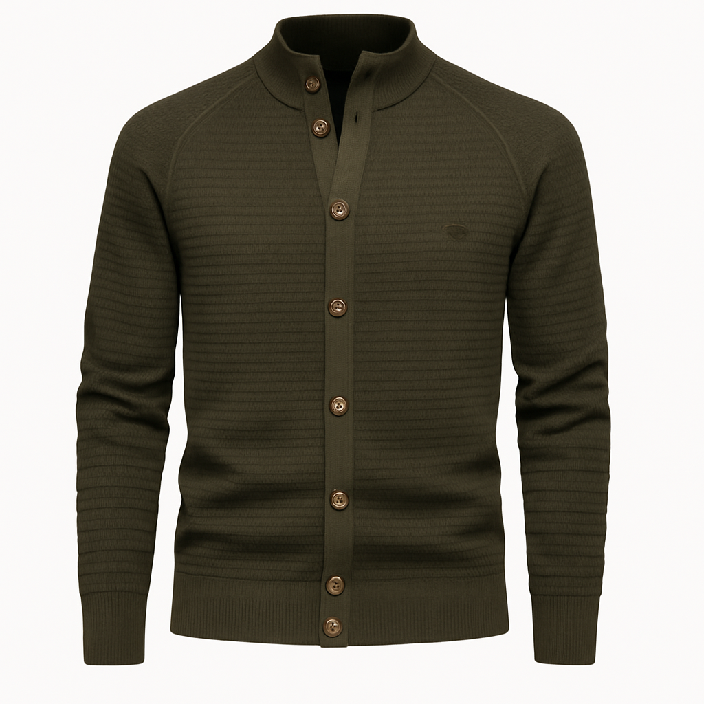 Men’s Cashmere Cardigan Luxuriously Soft with Premium Wool Warmth - Apparel & Accessories > Clothing > Clothing Tops > Cardigans from Carter Wear