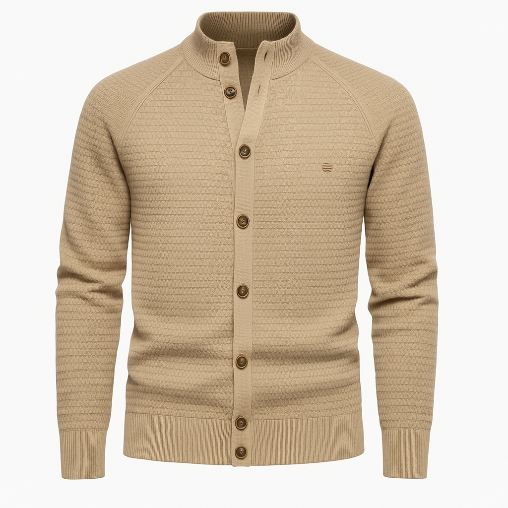 Men’s Cashmere Cardigan Luxuriously Soft with Premium Wool Warmth - Apparel & Accessories > Clothing > Clothing Tops > Cardigans from Carter Wear