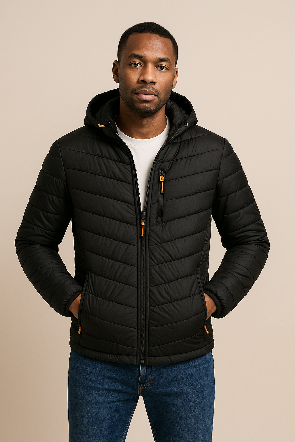 Men’s Premium Padded Hooded Quilted Jacket - Apparel & Accessories > Clothing > Outerwear > Coats & Jackets > Puffer Jackets from Carter Wear