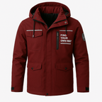 Mens Water-Resistant Hooded Utility Jacket Weatherproof - Apparel & Accessories > Clothing > Outerwear > Coats & Jackets > Rain Coats from Carter Wear