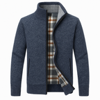 Mens Knitted Fleece Zip Jacket With Thermal Insulation - Apparel & Accessories > Clothing > Outerwear > Coats & Jackets from Carter Wear