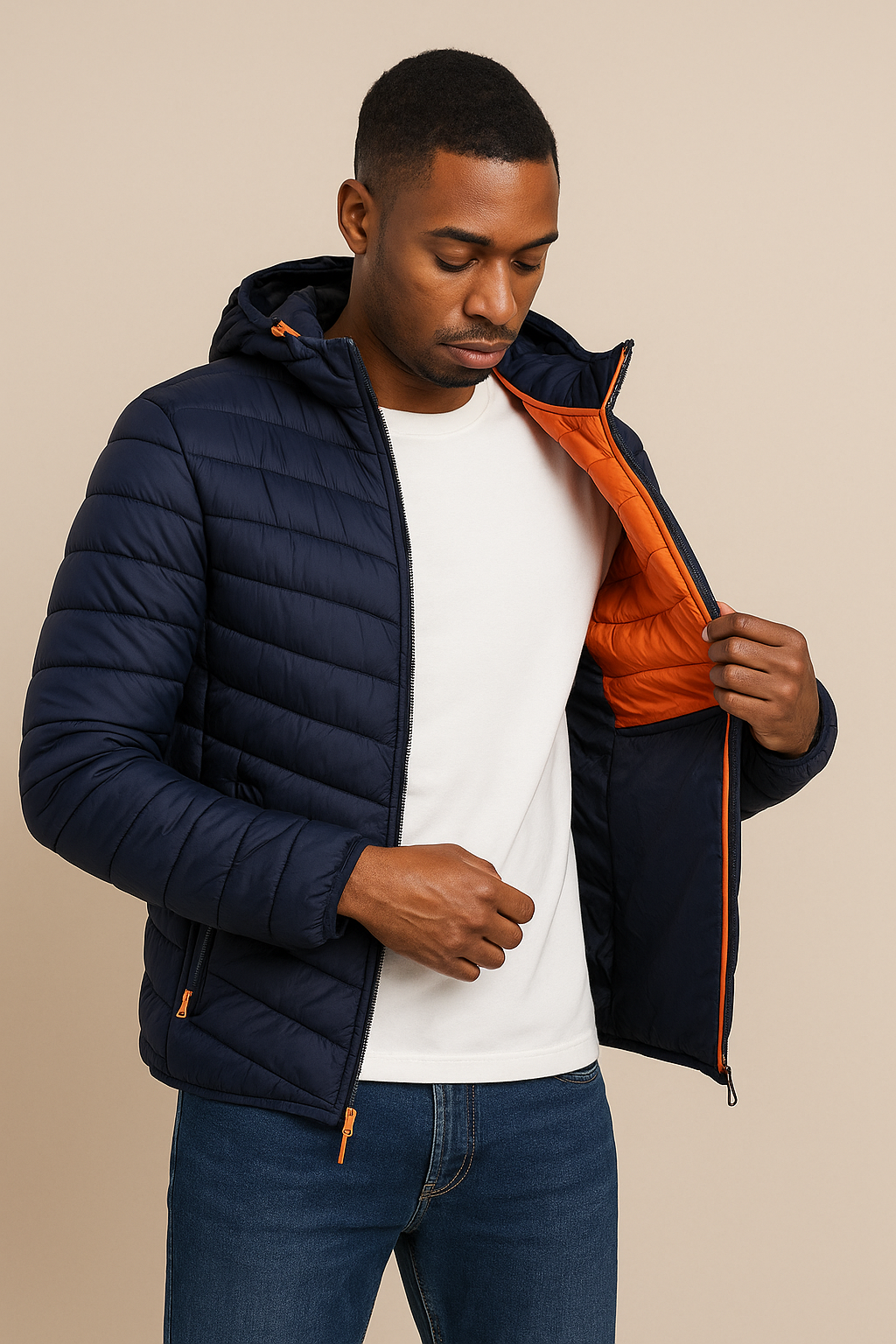 Men’s Premium Padded Hooded Quilted Jacket - Apparel & Accessories > Clothing > Outerwear > Coats & Jackets > Puffer Jackets from Carter Wear