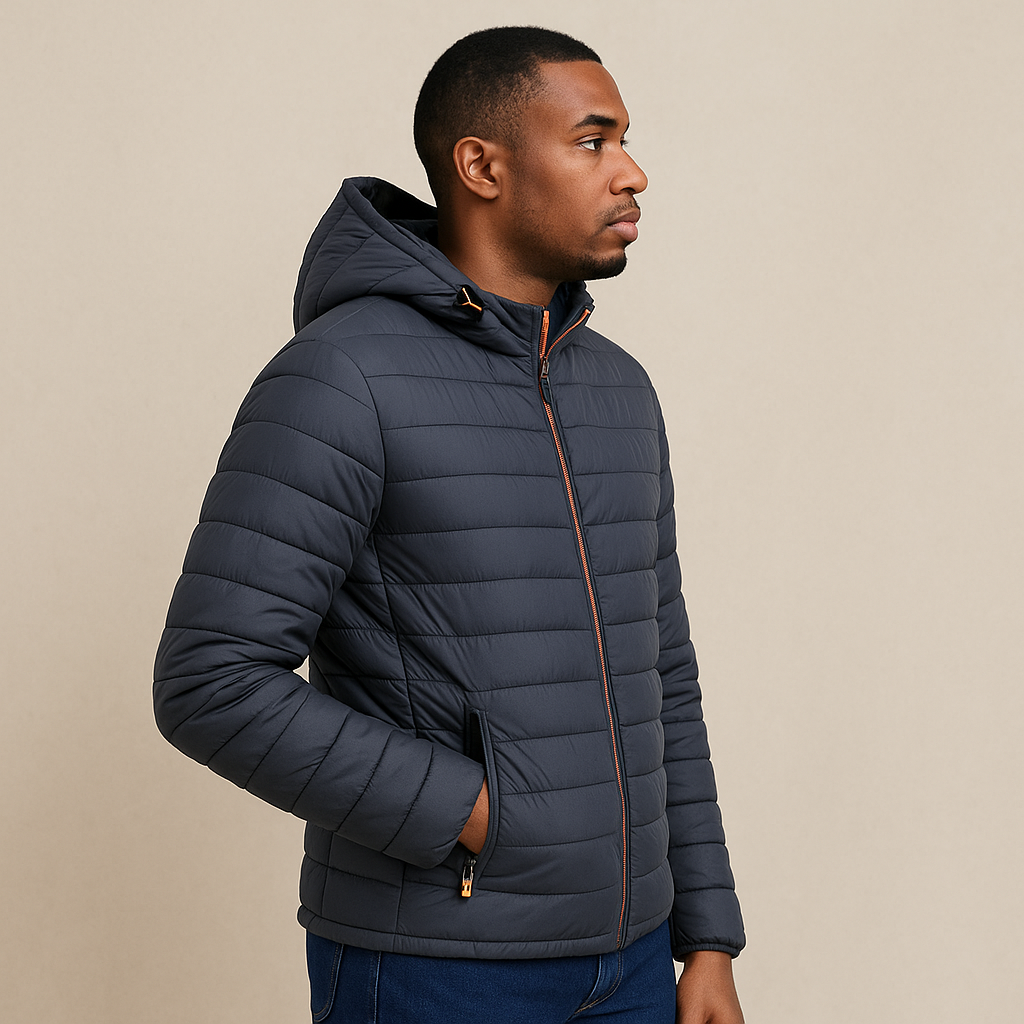 Men’s Premium Padded Hooded Quilted Jacket - Apparel & Accessories > Clothing > Outerwear > Coats & Jackets > Puffer Jackets from Carter Wear