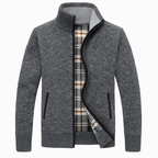 Mens Knitted Fleece Zip Jacket With Thermal Insulation - Apparel & Accessories > Clothing > Outerwear > Coats & Jackets from Carter Wear