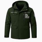 Mens Water-Resistant Hooded Utility Jacket Weatherproof - Apparel & Accessories > Clothing > Outerwear > Coats & Jackets > Rain Coats from Carter Wear