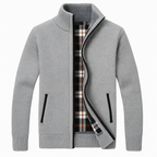 Mens Knitted Fleece Zip Jacket With Thermal Insulation - Apparel & Accessories > Clothing > Outerwear > Coats & Jackets from Carter Wear