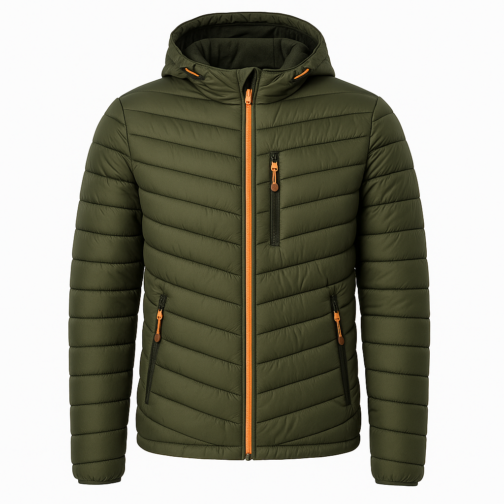 Men’s Premium Padded Hooded Quilted Jacket - Apparel & Accessories > Clothing > Outerwear > Coats & Jackets > Puffer Jackets from Carter Wear