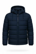 Men's Water-Resistant Padded Coat Extreme-Weather Hooded Insulated Mid-Thigh Length - Apparel & Accessories > Clothing > Outerwear > Coats & Jackets > Puffer Jackets from Carter Wear