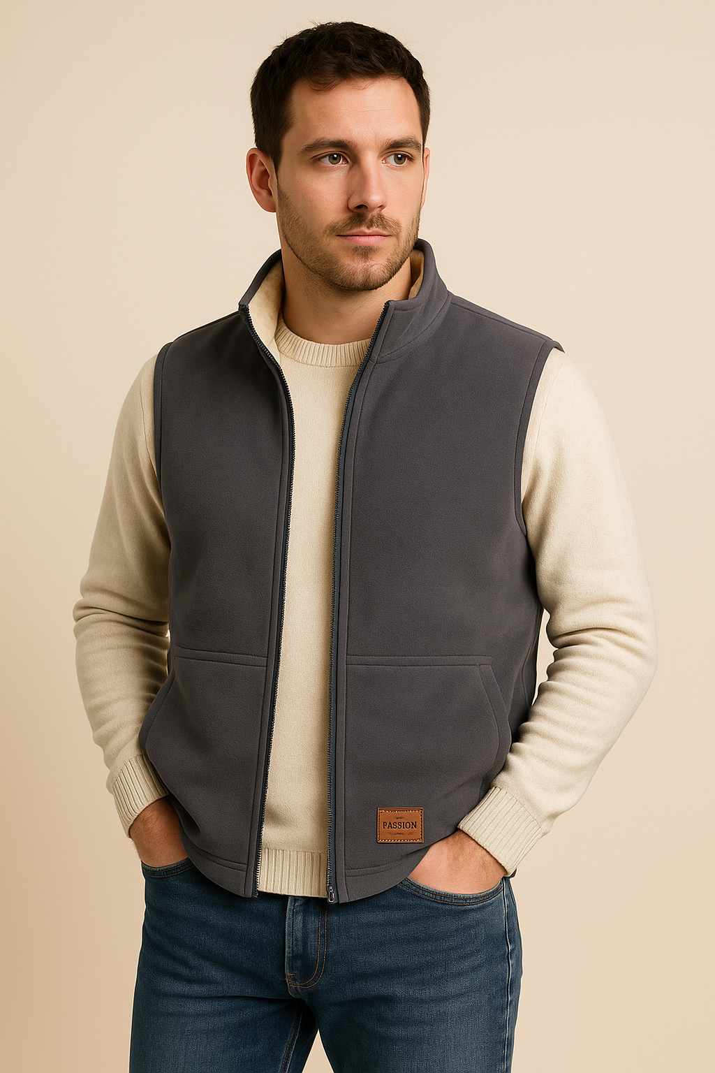 Men's Fleece Lined Bodywarmer – Sleeveless Warmth - Apparel & Accessories > Clothing > Outerwear > Vests from Carter Wear