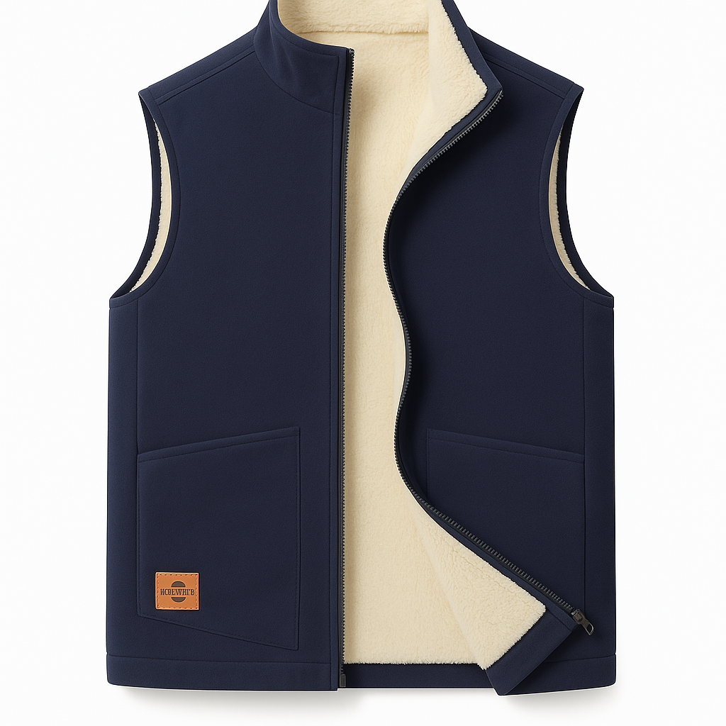 Men's Fleece Lined Bodywarmer – Sleeveless Warmth - Apparel & Accessories > Clothing > Outerwear > Vests from Carter Wear