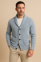 Mens V-Neck Cardigan Knitwear Premium Quality - Apparel & Accessories > Clothing > Clothing Tops > Cardigans from Carter Wear