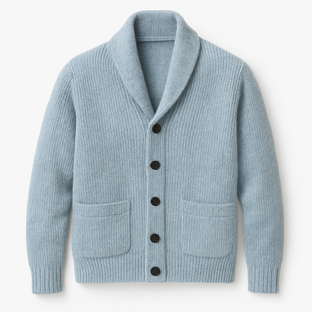 Mens V-Neck Cardigan Knitwear Premium Quality - Apparel & Accessories > Clothing > Clothing Tops > Cardigans from Carter Wear