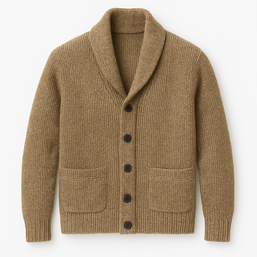 Mens V-Neck Cardigan Knitwear Premium Quality - Apparel & Accessories > Clothing > Clothing Tops > Cardigans from Carter Wear