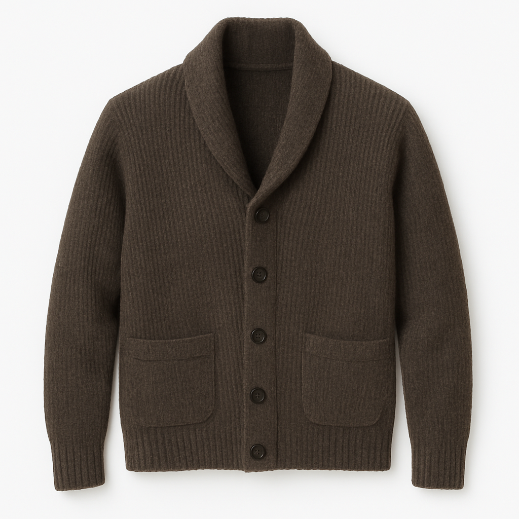Mens V-Neck Cardigan Knitwear Premium Quality - Apparel & Accessories > Clothing > Clothing Tops > Cardigans from Carter Wear
