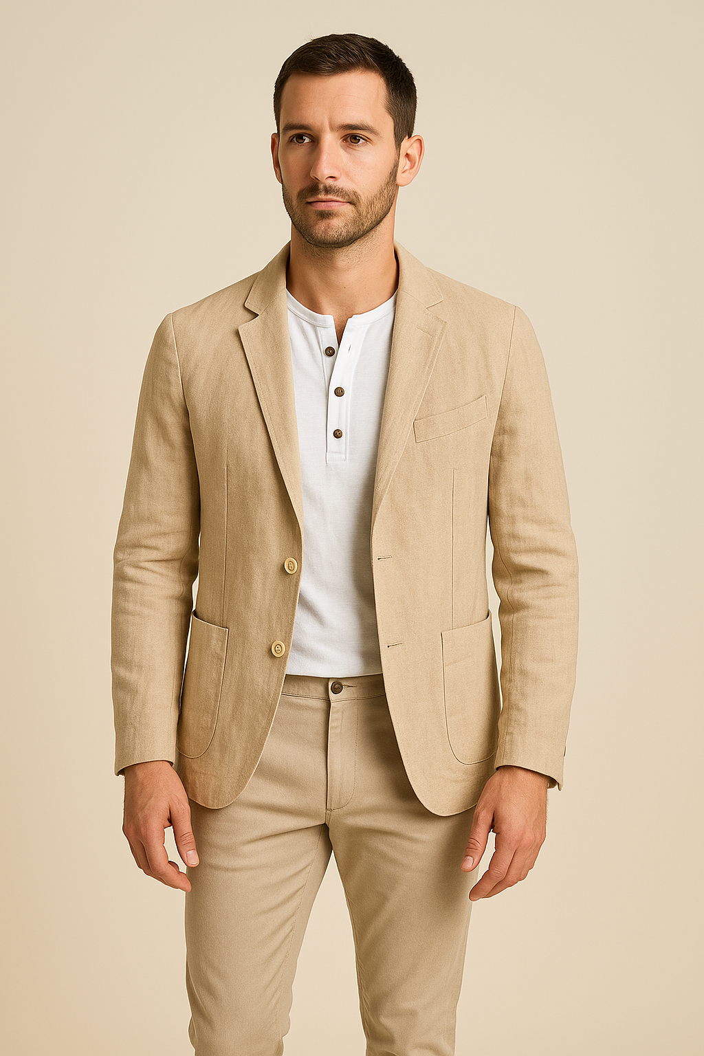 Breathable Ultralightweight Hypersoft Linen Blazer - Apparel & Accessories > Clothing > Outerwear > Coats & Jackets > Sport Jackets from Carter Wear