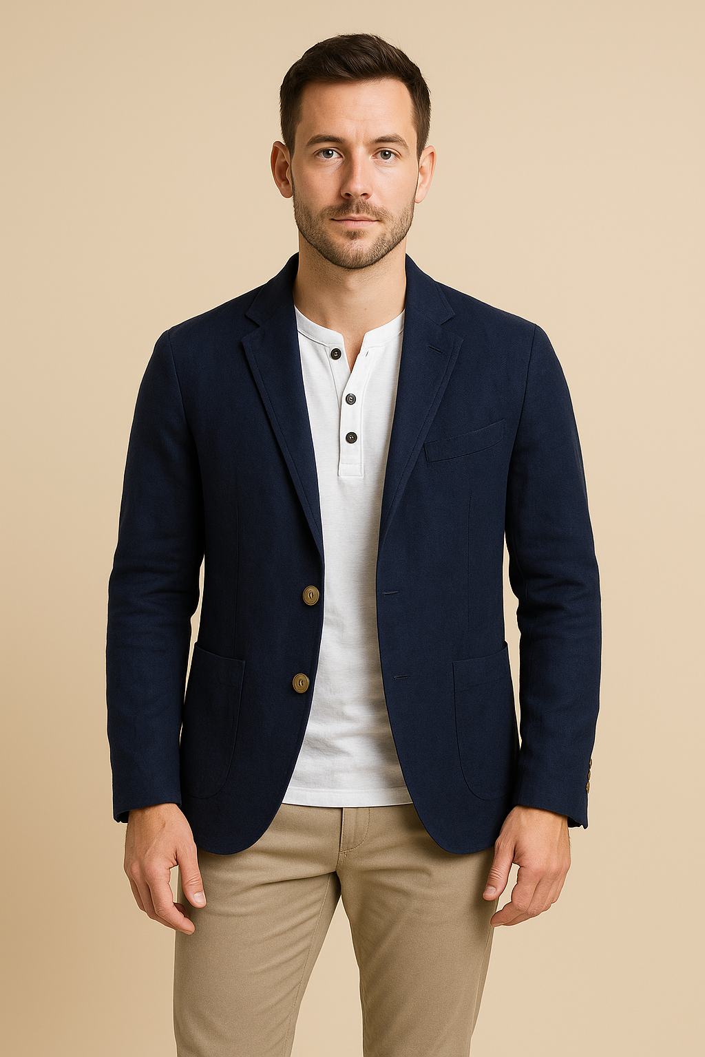 Breathable Ultralightweight Hypersoft Linen Blazer - Apparel & Accessories > Clothing > Outerwear > Coats & Jackets > Sport Jackets from Carter Wear