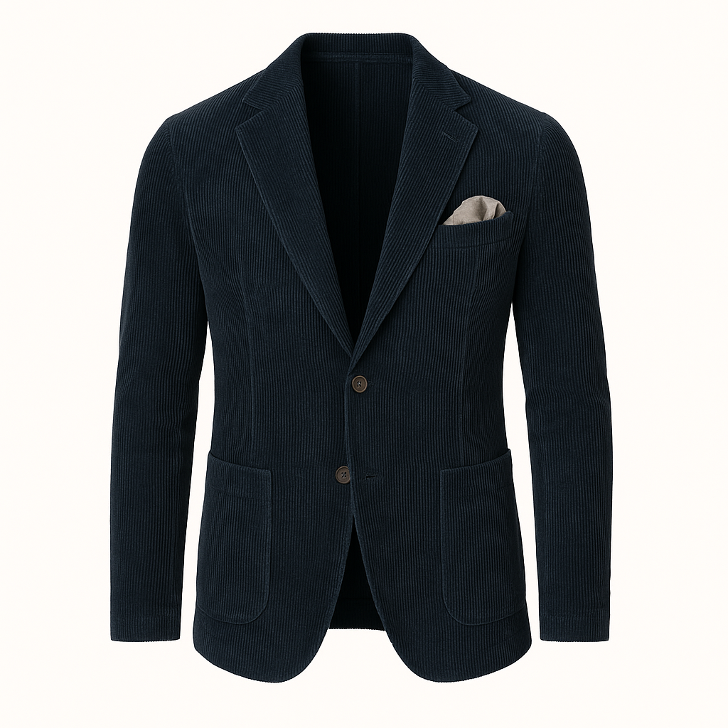 Men's Premium Corduroy Blazer And Waistcoat – Luxuriously Tailored Everyday Warmth - Apparel & Accessories > Clothing > Outerwear > Coats & Jackets > Sport Jackets from Carter Wear