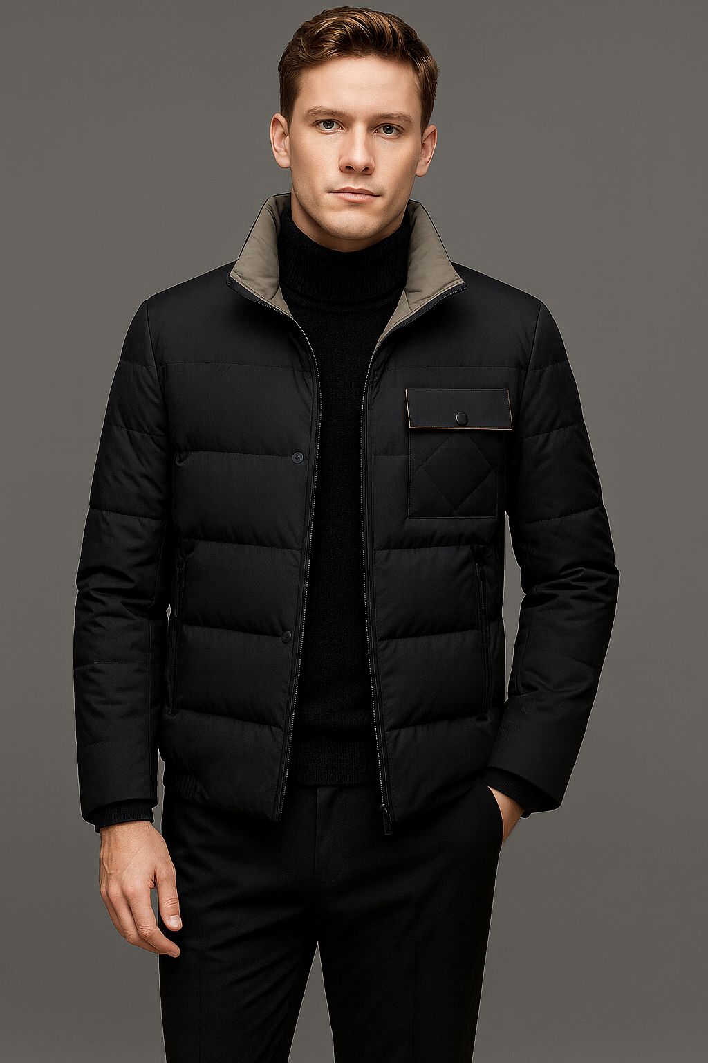 Mens Down Jacket Weatherproof Insulated Overjacket Featuring Thermal Shell Lining - Apparel & Accessories > Clothing > Outerwear > Coats & Jackets > Puffer Jackets from Carter Wear