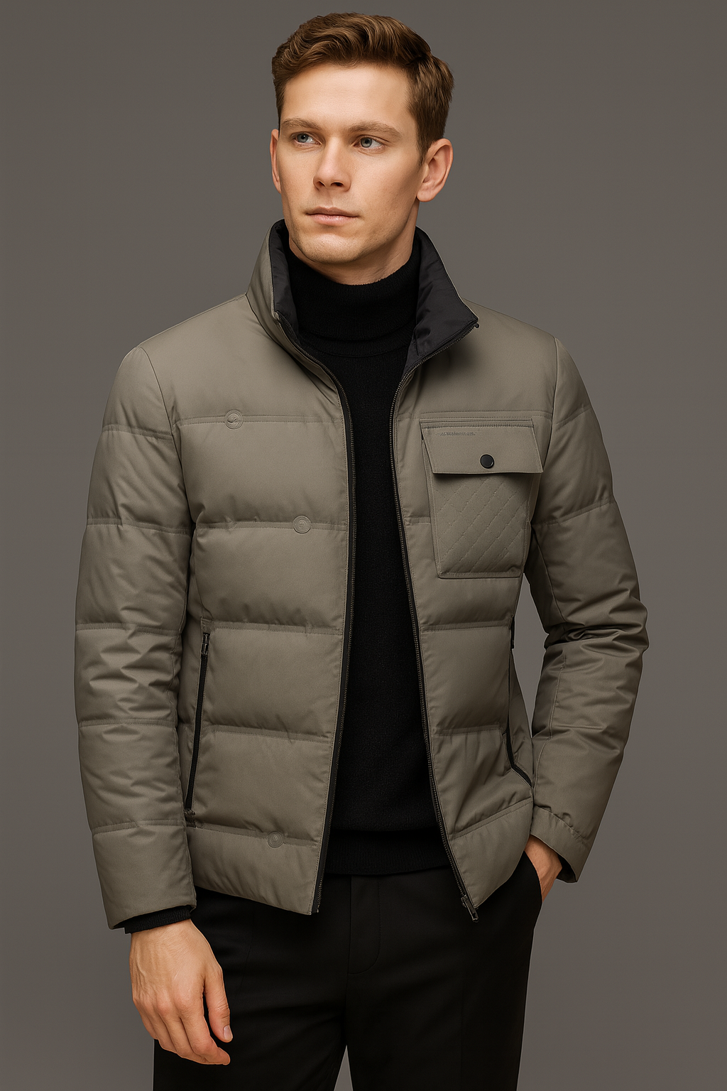 Mens Down Jacket Weatherproof Insulated Overjacket Featuring Thermal Shell Lining - Apparel & Accessories > Clothing > Outerwear > Coats & Jackets > Puffer Jackets from Carter Wear