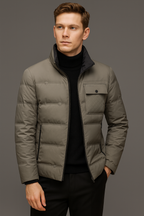 Mens Down Jacket Weatherproof Insulated Overjacket Featuring Thermal Shell Lining - Apparel & Accessories > Clothing > Outerwear > Coats & Jackets > Puffer Jackets from Carter Wear