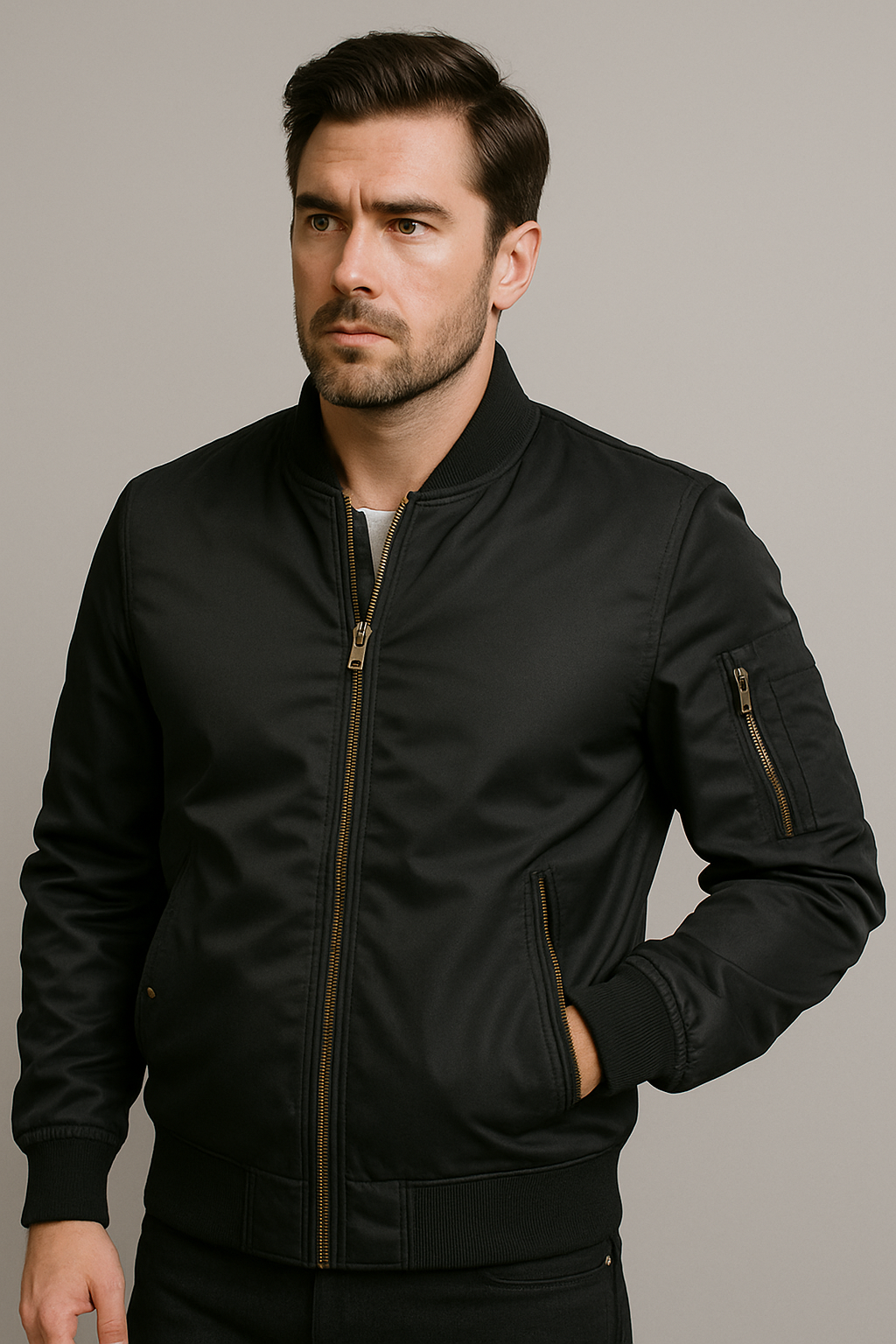 Men's Classic Bomber Jacket Ultralight-Performance Windproof Everyday Style Edition - Apparel & Accessories > Clothing > Outerwear > Coats & Jackets > Bomber Jackets from Carter Wear