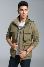 Men's Outdoor Utility Jacket Weatherproofed Performance Field Coat For Adventures - Apparel & Accessories > Clothing > Outerwear > Coats & Jackets > Sport Jackets from Carter Wear