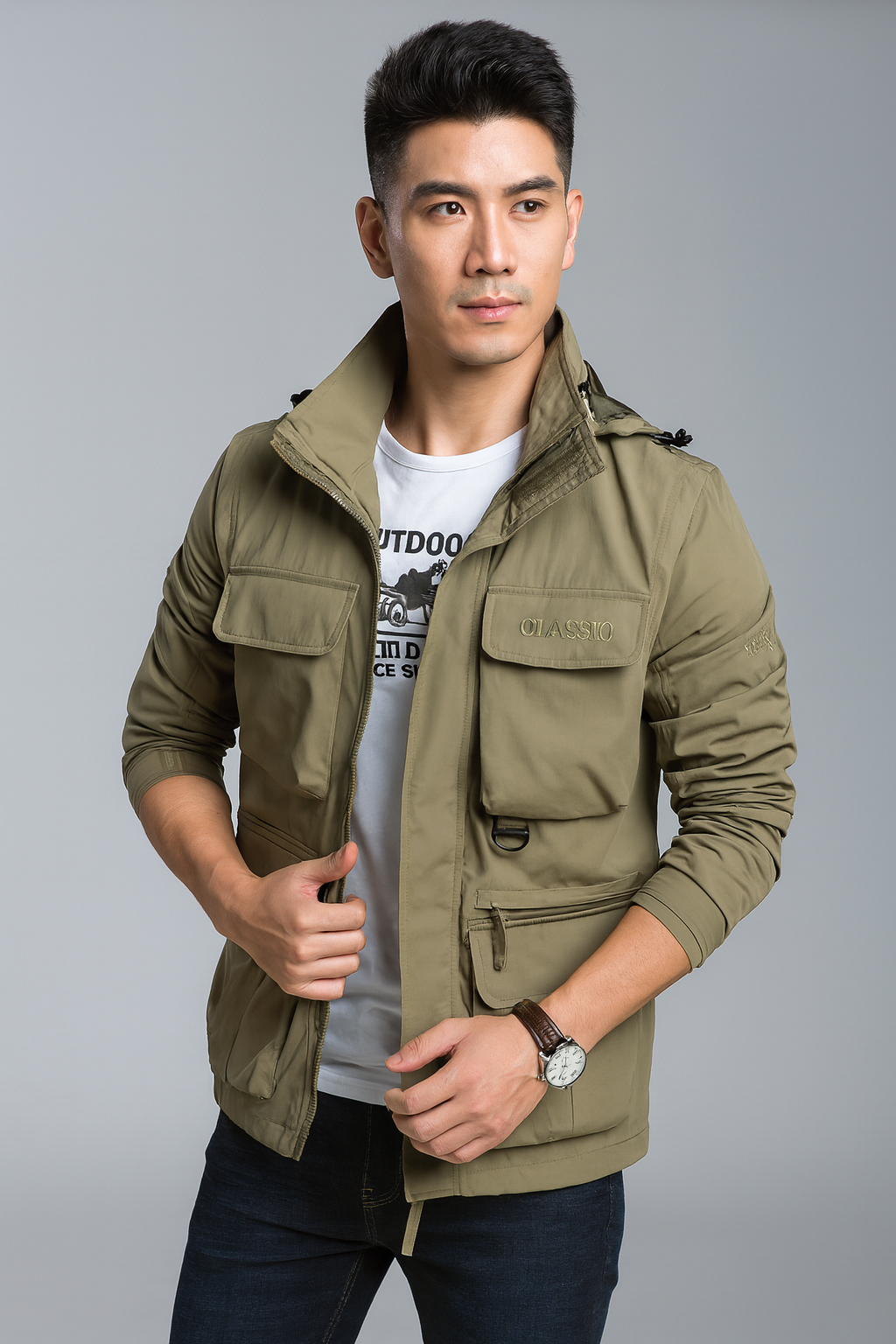 Men's Outdoor Utility Jacket Weatherproofed Performance Field Coat For Adventures - Apparel & Accessories > Clothing > Outerwear > Coats & Jackets > Sport Jackets from Carter Wear