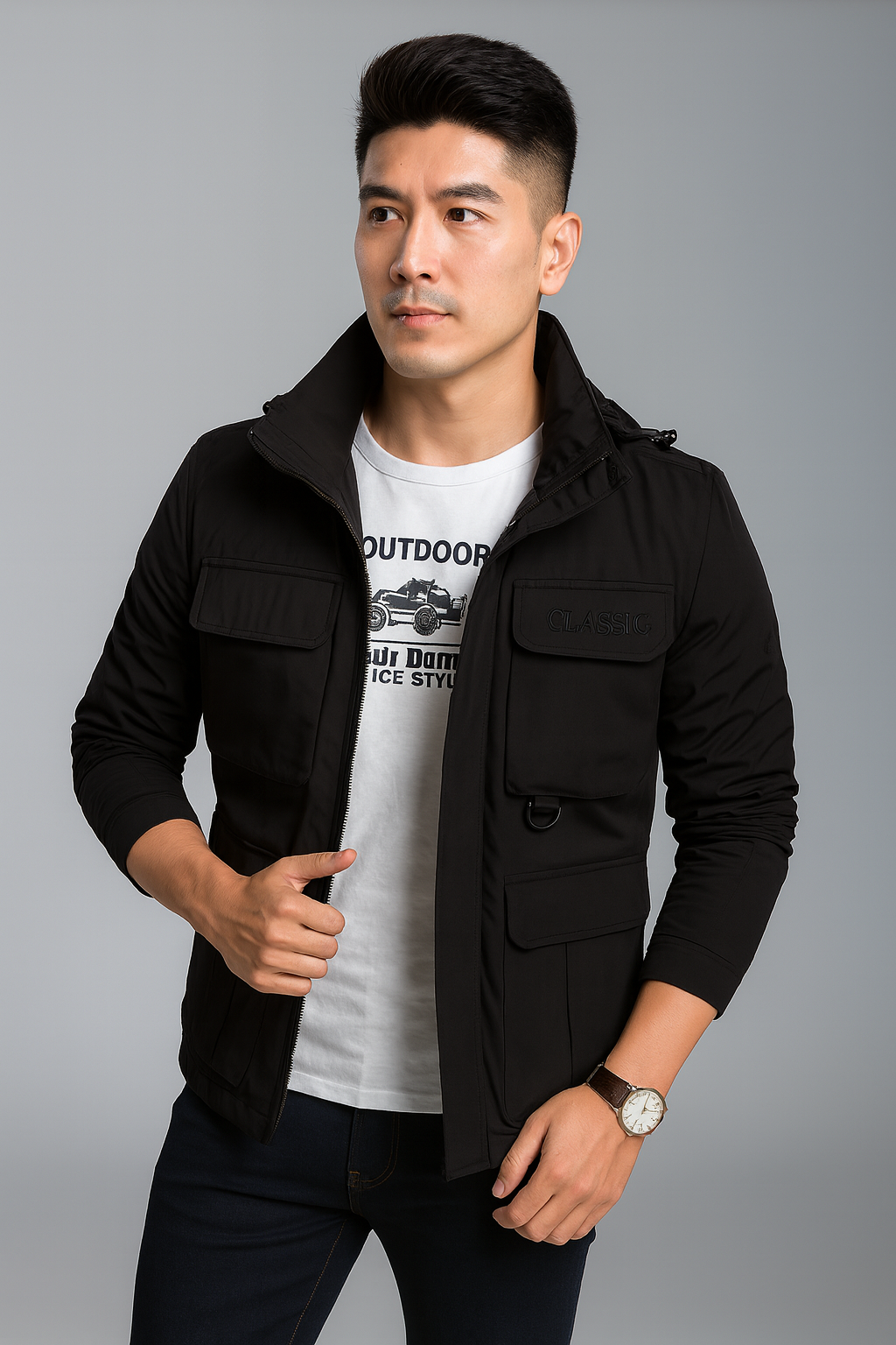 Men's Outdoor Utility Jacket Weatherproofed Performance Field Coat For Adventures - Apparel & Accessories > Clothing > Outerwear > Coats & Jackets > Sport Jackets from Carter Wear