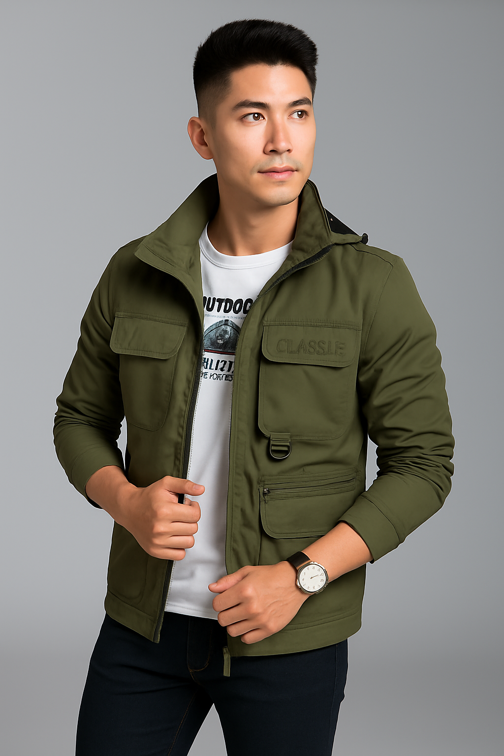 Men's Outdoor Utility Jacket Weatherproofed Performance Field Coat For Adventures - Apparel & Accessories > Clothing > Outerwear > Coats & Jackets > Sport Jackets from Carter Wear